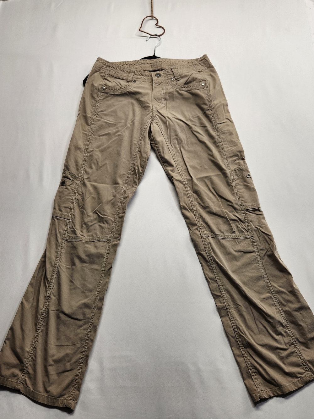 ⭐️KÜHL Legendary Utility Cargo Hiking Pants 4 Long Khaki Tan Gorpcore Outdoor